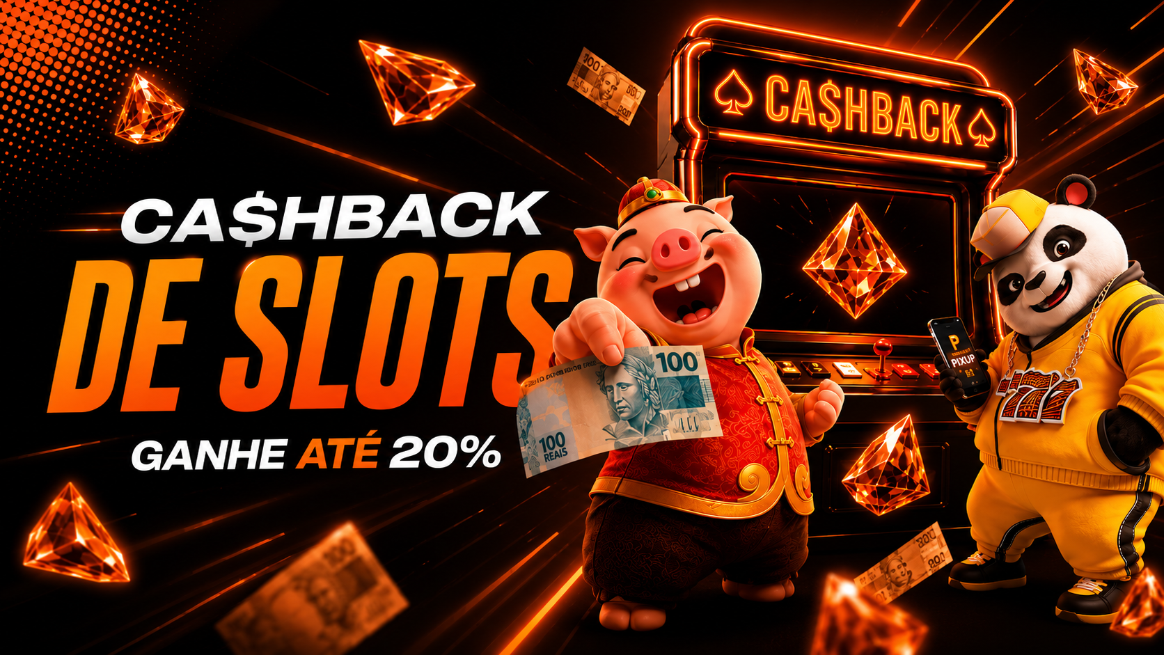 Cashback Semanal de 20%